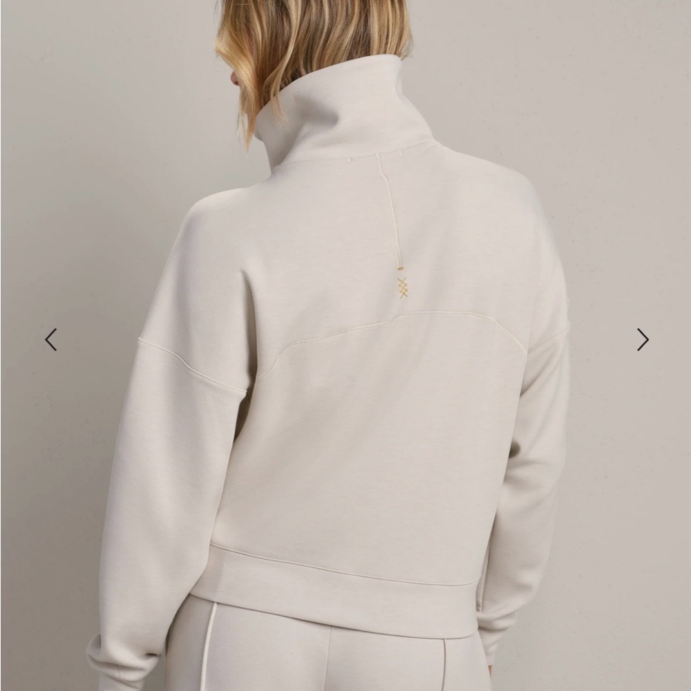 Cream High Neck Pullover - Picture 2 of 2